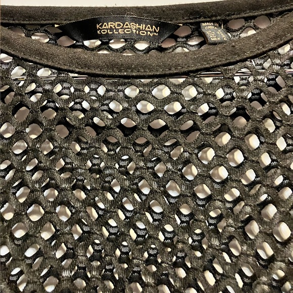 ls kardashian net mesh crop top - Picture 2 of 4